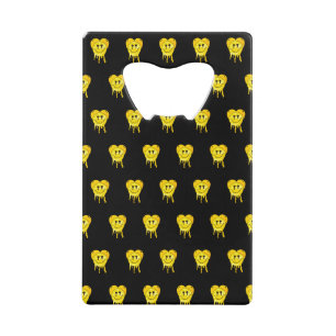 Mikitiez fond jaune coeur sourire amitié