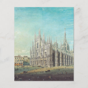 Milan Piazza del Duomo années 1850 par Carlo Bosso