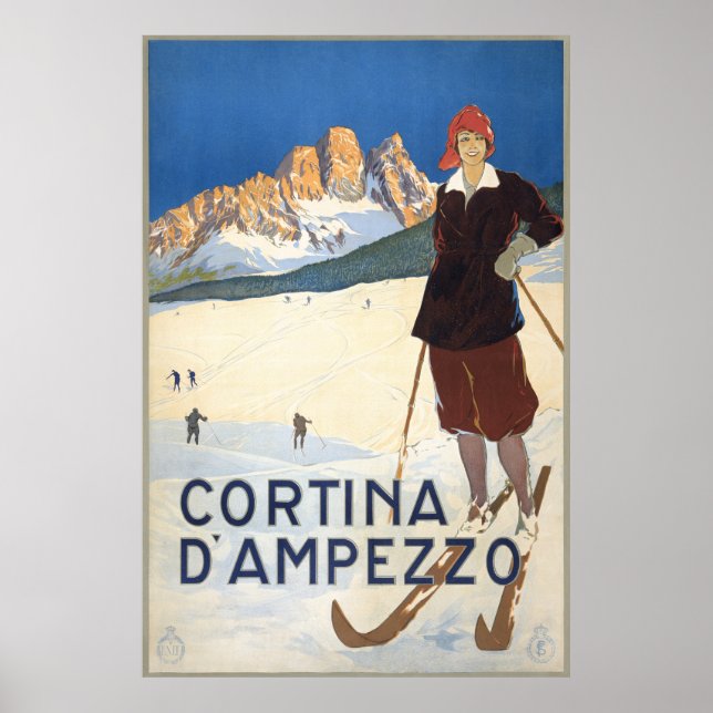 Milano  Italy Vintage Travel Poster (Devant)