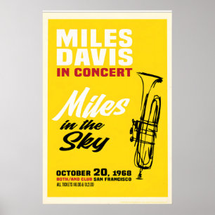 Miles Davis Live à San Francisco, impression origi