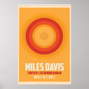 Miles Davis Live à Tokyo, Japon, impression origin