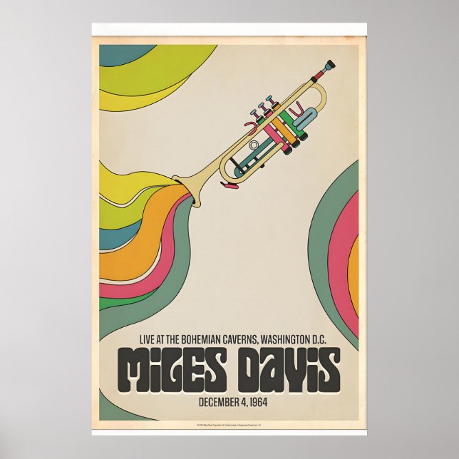 Miles Davis Live à Washington DC, Impression Origi (Devant)