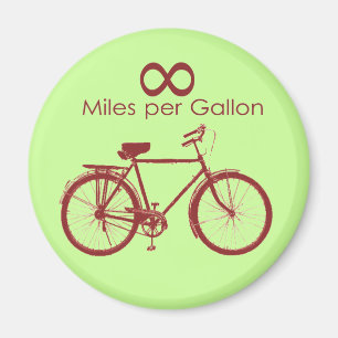 Miles D'Infini Par Gallon Bike Magnet