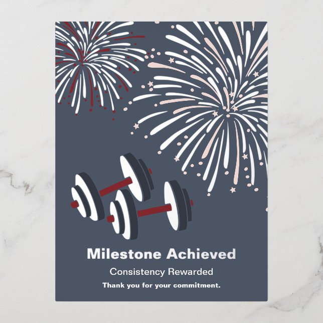 Milestone Merci pour votre engagement Foil Carte P (Recto)