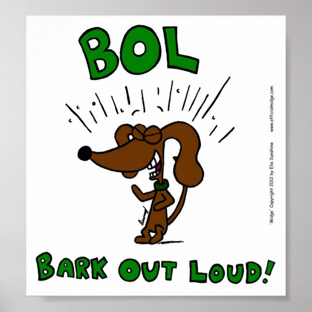 Milieu "BOL : BAROUT LOUD" Poster Imprimer (Devant)