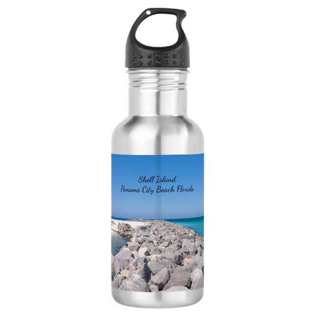 Milieu De La Bouteille D'Eau De Jetty Island Shell (Devant)