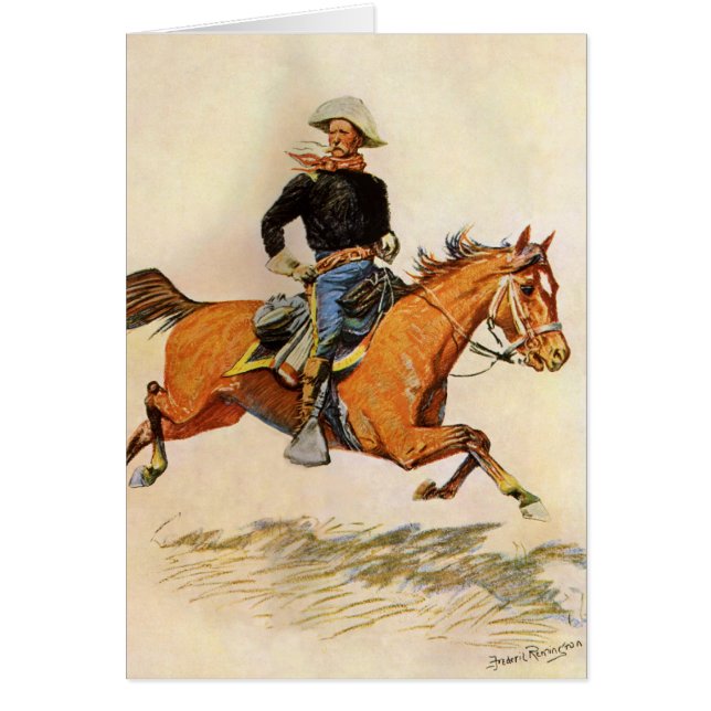 Militaire Ancien, Un Officier de Cavalerie par Rem (Devant)