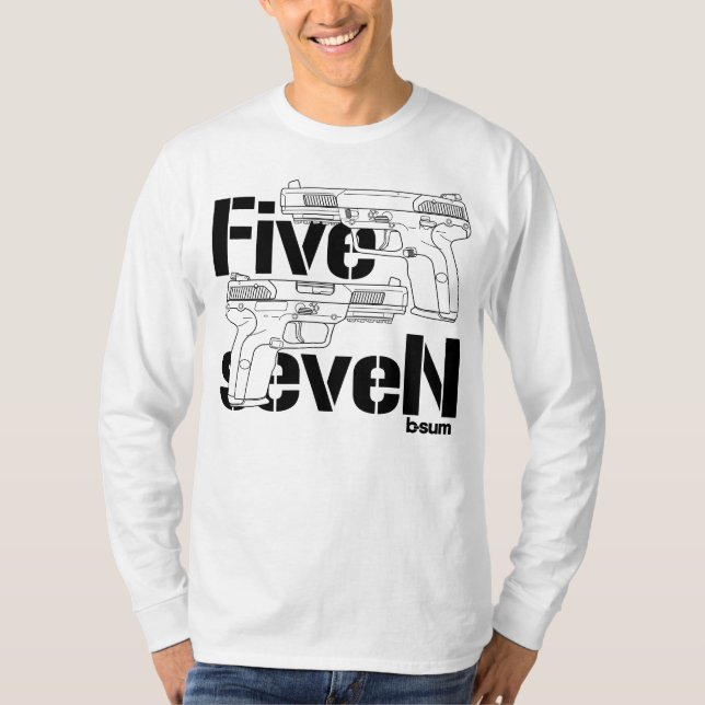 military t-shirts FN Five seveN (Devant)