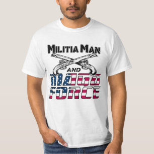 Militia Man et MAGA Force T-shirt