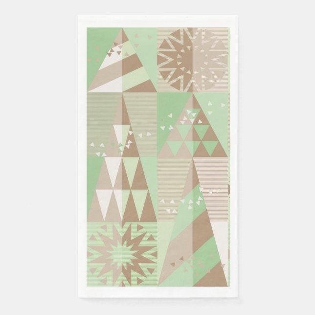 "Milk Chocolate Mint Tree" Serviettes en papier cl (Devant)