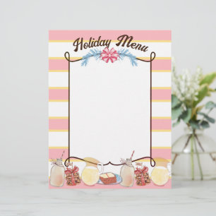 Milk Christmas cookies gâteau menu personnalisé