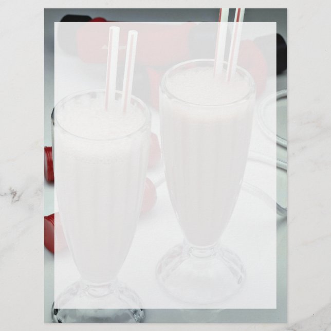 Milkshakes dans des tumeurs en verre (Devant)
