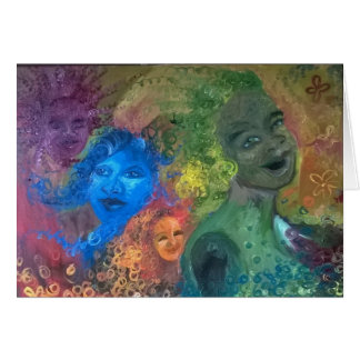 Mille soeurs riant la carte