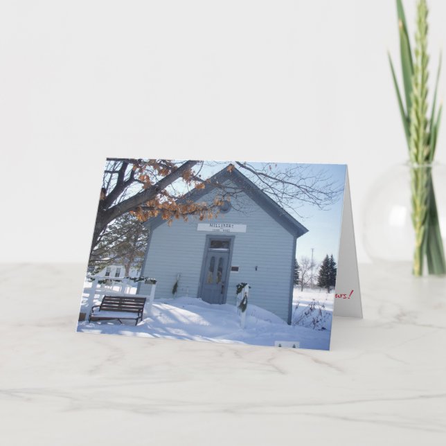 « Milleniery & Dress Maker » Carte de Noël (Devant)