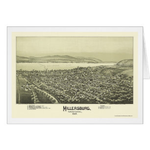 Millersburg, carte panoramique de PA - 1894