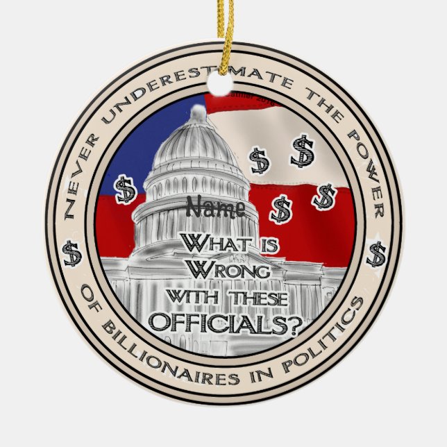 Milliardaires politiques ornement (Devant)
