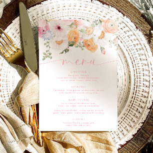 Millie Floral Menu & Merci