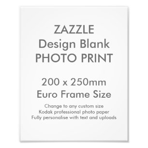Millimètre de photo de la coutume 200 x 250