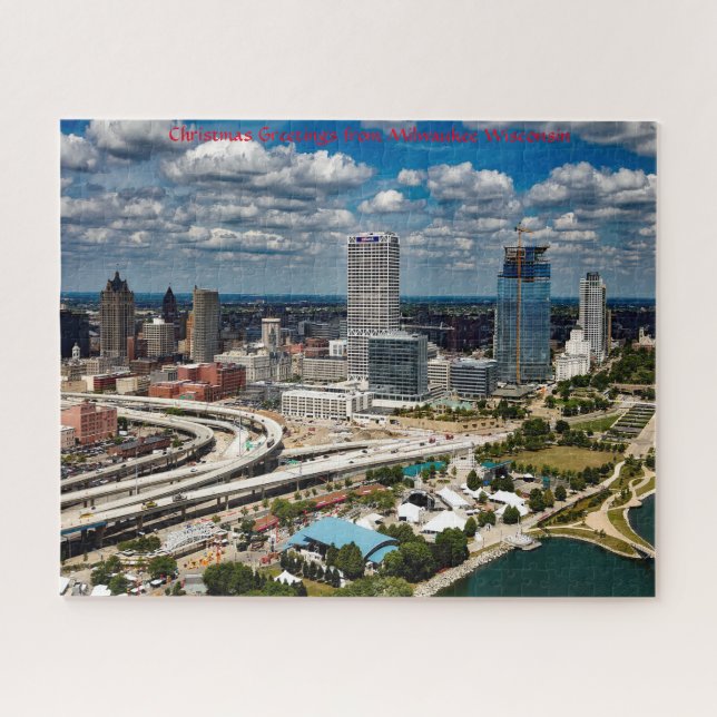 Milwaukee Wisconsin. Puzzle (Horizontal)