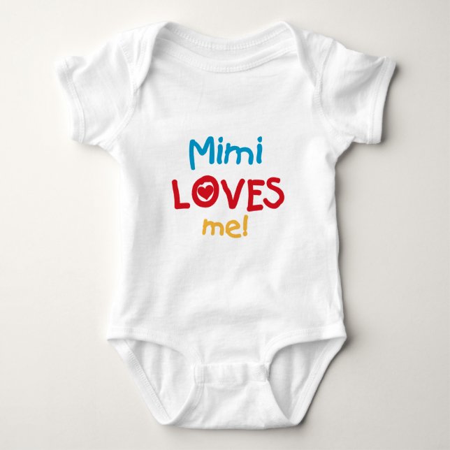Mimi m'aime T-shirts et cadeaux (Devant)