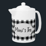 Mimi's Tea Buffalo Check Motif<br><div class="desc">Profitez de notre motif à chèques buffles.</div>