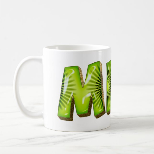 Mina Name Kiwi Style Tasse Teetasse (Gauche)