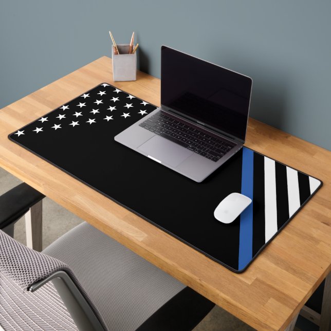 Mince Ligne Bleue Officier de Police Badge Acryliq (Bureau 2)