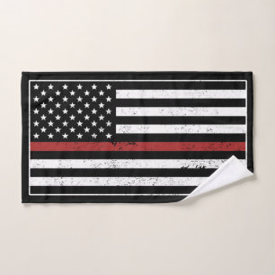 Mince Red Line USA Drapeau Pompier Service d'incen