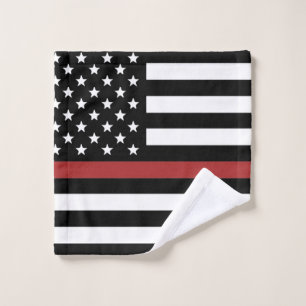 Mince Red Line USA Drapeau Pompier Service d'incen
