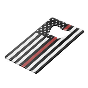 Mince Red Line USA Drapeau Pompier Service d'incen
