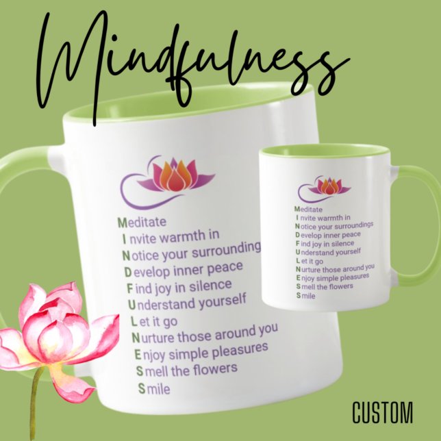 Mindfulness Expressions de Mug Cadeau pour chaque  (Créateur téléchargé)