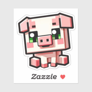 Minecraft, Cochon mignon, Minecrafteur, Stickers C