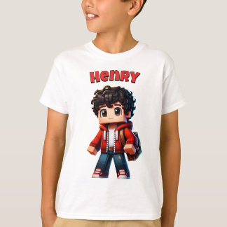 Minecrafter, Nom personnalisé, T-shirt Cool Minecr