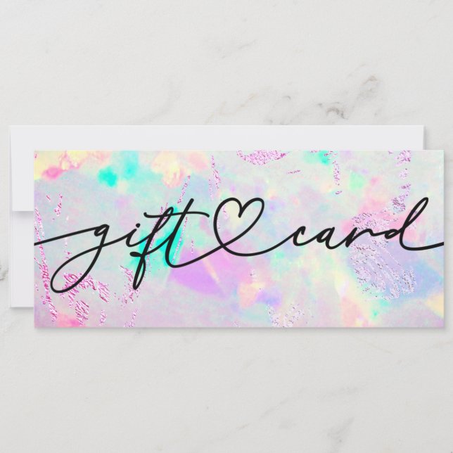 minéral opal gemstone certificat cadeau (Devant)