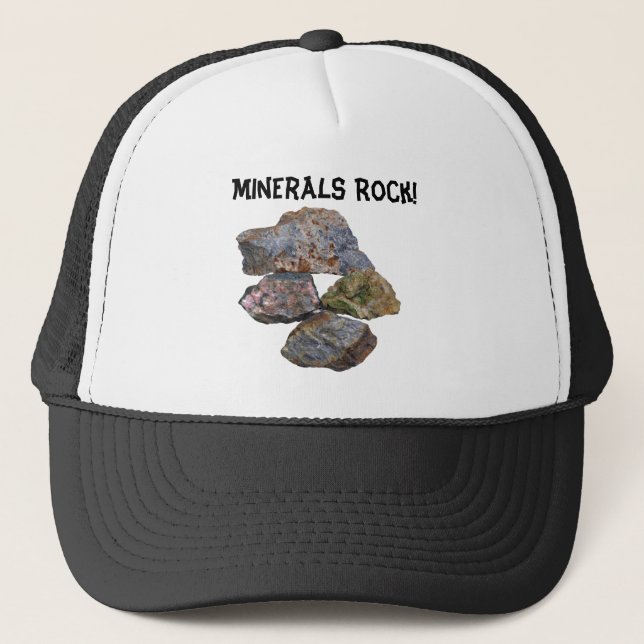 Minerals Rock Collecteurs Casquette amusant (Devant)