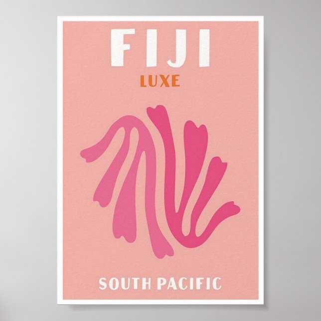 Mini Affiche - Fidji Luxe (Devant)
