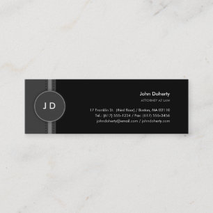 Mini Avocat de monogramme - carte de visite