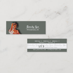 Mini Balise Prix carte de visite - Spa de beauté