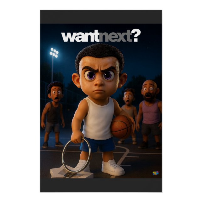 Mini Baller - Want Next Poster (Devant)