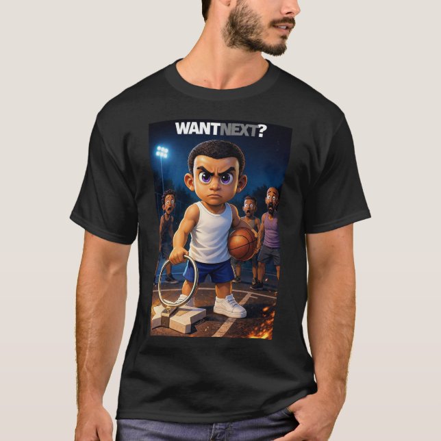 Mini Baller - Want Next? T-Shirt (Devant)