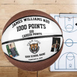 Mini Ballon De Basket 1000 Points Jalon Avec Photos Personnalisées<br><div class="desc">Ce basketball commémoratif customisé est le cadeau idéal pour n'importe quel joueur ou fan de basket. Le ballon est imprimé avec "1000 points" à côté d'un nom personnalisé et d'un logo de numéro de maillot, ce qui en fait un souvenir unique et spécial qui célèbre une réalisation inoubliable. Que vous...</div>