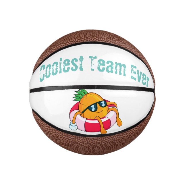 Mini Ballon De Basket Ananas cool (Devant)
