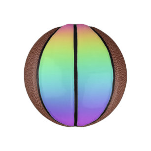 Mini Ballon De Basket Arc-en-ciel