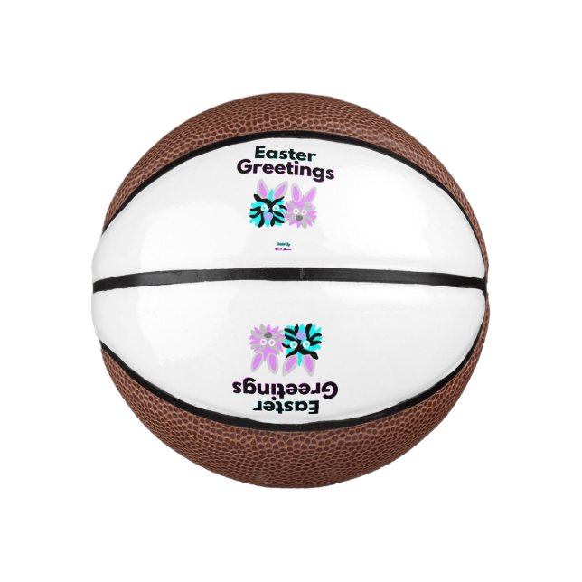 Mini Ballon De Basket Basket-ball Bunny Fuzzies (Devant)