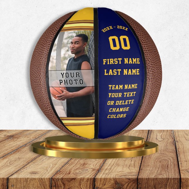 Mini Ballon De Basket Basket-ball Cadeaux de nuit seniors, Mini Basketba (Personalized Mini Basketball. Photo mini basketball. Custom basketball no minimum. 1 or whole Team.)