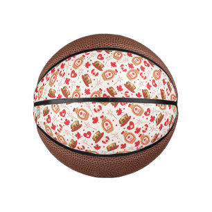 Mini Ballon De Basket Basket-ball de la fête du Canada