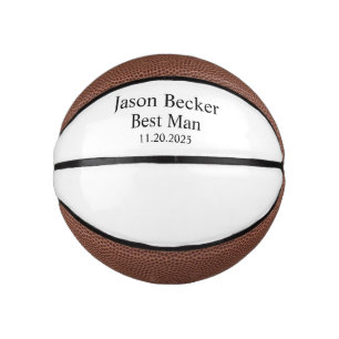 Mini Ballon De Basket Basket-ball, Groomsmen et Best Man Gi