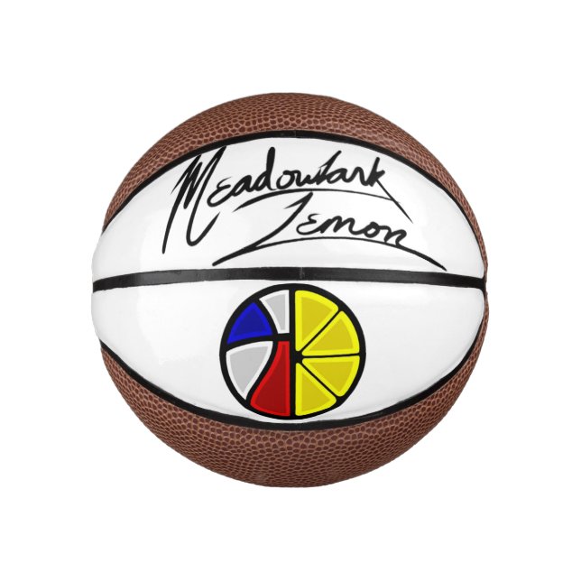 Mini Ballon De Basket Basket-ball Meadowlark Lemon (Devant)
