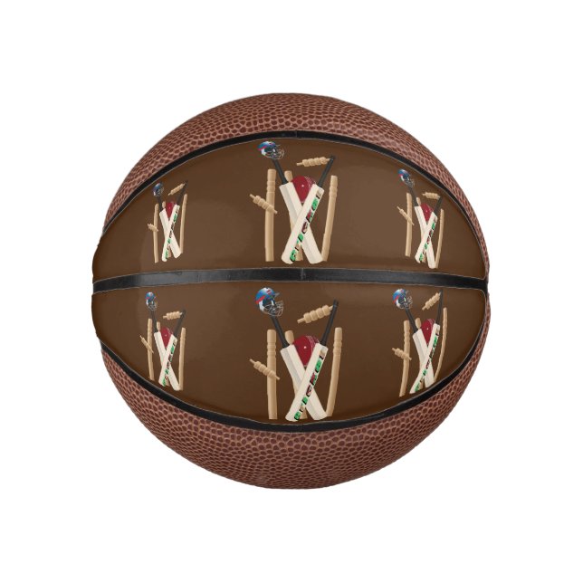 Mini Ballon De Basket Billets De Cricket, Bateaux Et Balles, (Devant)