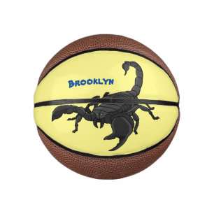 Mini Ballon De Basket Black hungry scorpion